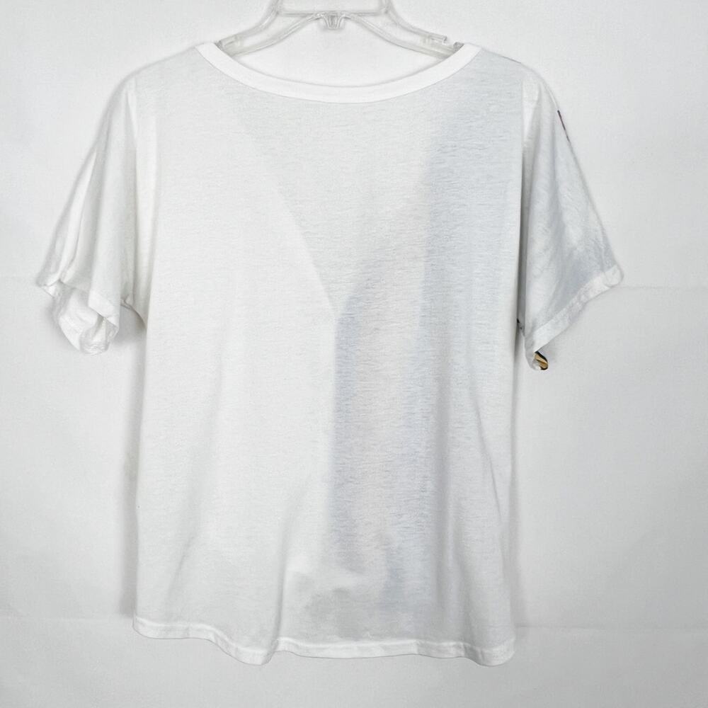 Women's Button Down Multicolor Top Size Medium - image 5